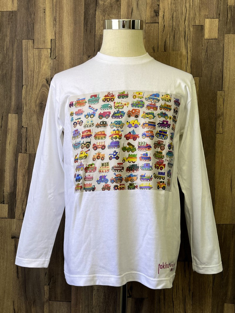 （戦車 長袖Tシャツ） Yoshio Mori