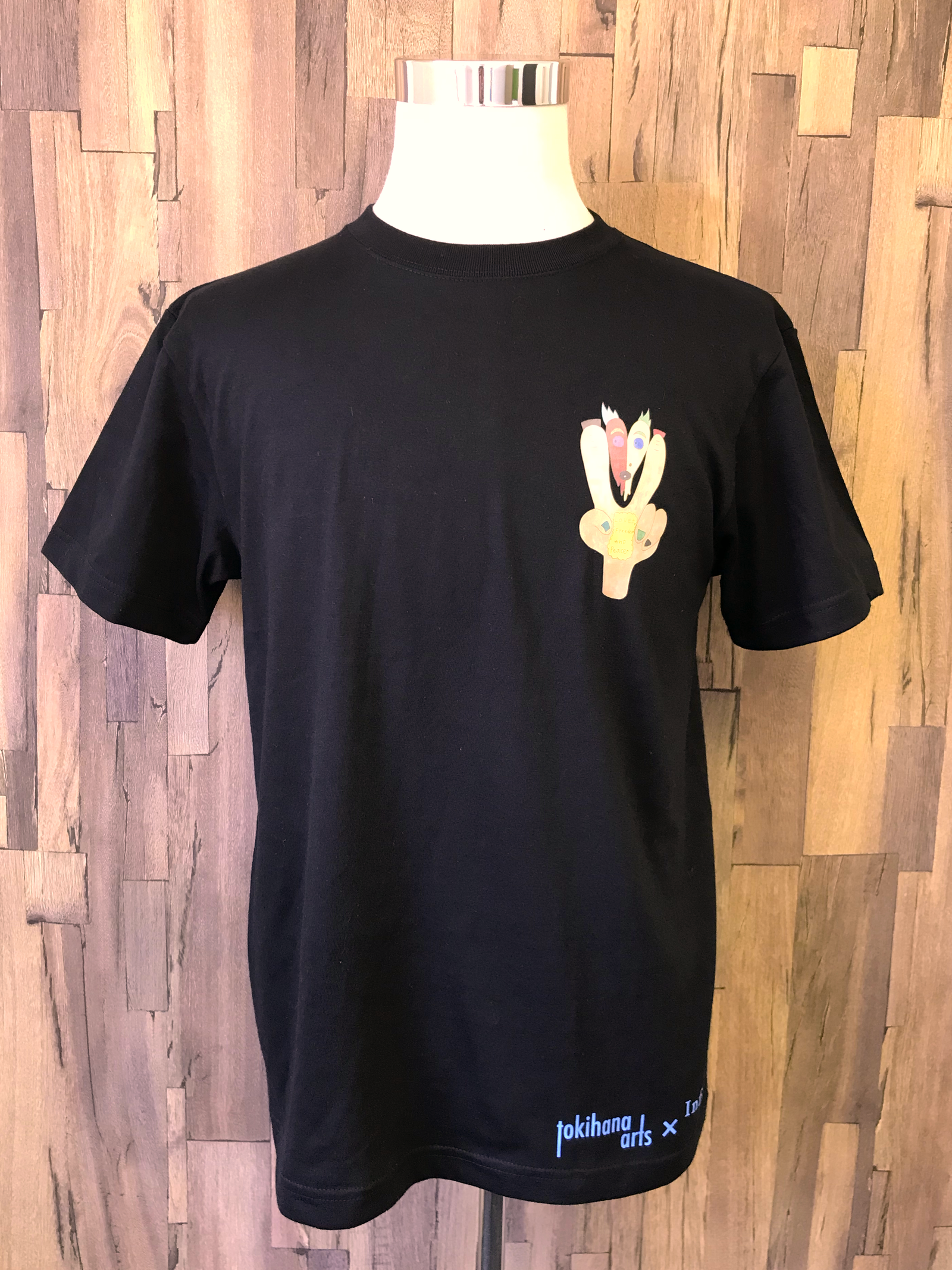 （愛と自由と平和 半袖Tシャツ） Infinity158