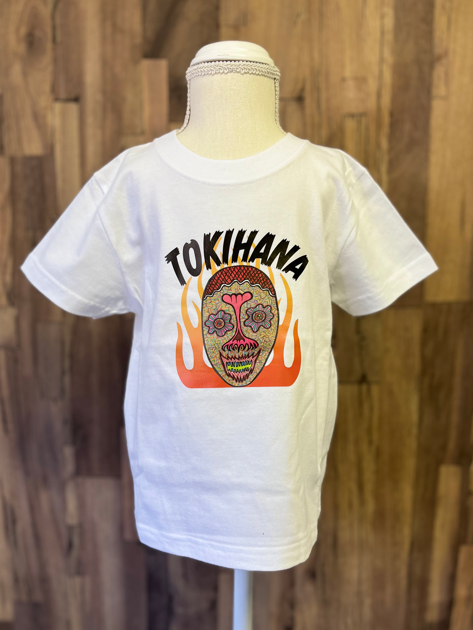 （愛と罪 キッズ半袖Tシャツ）Tetsuya Tafuji