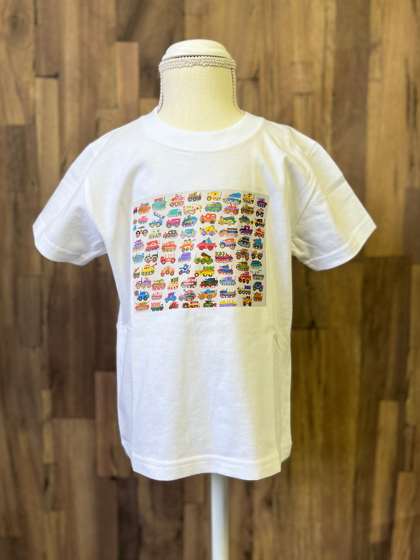 （戦車 キッズ半袖Tシャツ）Yoshio Mori